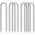 thumbnail image 1 of Estacas para Tierra QNLONG de Alta Resistencia 30 cm en U, 6 piezas, 1 of 7