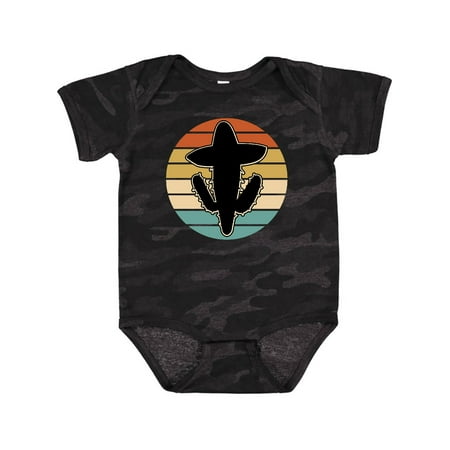 

Inktastic Cactus Cinco De Mayo Vintage Gift Baby Boy or Baby Girl Bodysuit