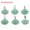 Aventurine (Fan), variant on 1PC Crystal Star Fan Flower Triangle Shape Pendant Beads Jewelry Making Necklace-Clear Quartz (Water Drop)-1PC (Random Pick)