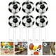 thumbnail image 4 of KAKOWELY 6 faroles de papel colgantes para fiestas de fútbol, deportes y fútbol. Decoración para fiestas., 4 of 5