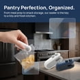 thumbnail image 2 of Mini Bag Sealer Portable Heat Vacuum Sealer, Handheld Snack Sealer for Plastic Bag Storage, Magnetic Base Heat Sealer for Food Preservation, Modern Minimalist Design for Kitchen & Travel, 2 of 6