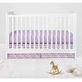 thumbnail image 5 of Bacati - Botanical Floral Birds 3-Piece Crib Bedding Set - Purple/Multi Girls, 5 of 8