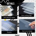thumbnail image 2 of Bolsas Almacenamiento Plástico Transparente para Sellos y Troqueles 30 Piezas,Bolsas Sobre Resellables para Hacer Tarjetas, Manualidades de Papel para Álbumes de Recortes DIY A, 2 of 5