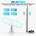 thumbnail image 3 of Bgsha 2 Pcs Connecteur d'Antenne Télescopique 7 Sections BNC pour Radio Scanner/VHF/UHF/AM/FM, 3 of 9