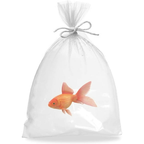 Clear Plastic Fish Bags 6" x 12", Pack of 1000 Large Fish Bags for Transporting, 2 Mil Thick Poly & Plastic Packaging Bags, Durable Fish Carrier Bag, Food Grade Poly Clear Plastic Bags for Fish
