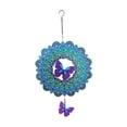 thumbnail image 3 of Molinillo de viento de metal con forma de mariposa, escultura de viento para exteriores, adorno decorativo para jardín para abuela, 3 of 7