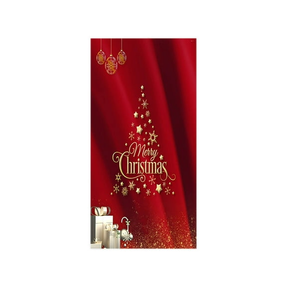 Jubipavy Blankets Christmas Door Cover Decoration Christmas Door Cover Door Hanging Party Decoration Door Cover Tapestry