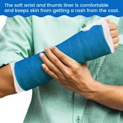 Velpeau Thumb Spica Stockinette(Pack of 10), Stockinette Tubing, Cotton Stockinette for Pre-Wrap Use, Cotton Wrist Sleeve for Skin Protection Under Splints, Splint Fabrication Liner(Small)