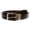#747 black/brown, variant on Men's Classic & Fashion Feather Edged Embossed Reversible Leather Dress Belt