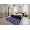 thumbnail image 3 of Patterned Blue Rug, pat2157blu, 3 of 8