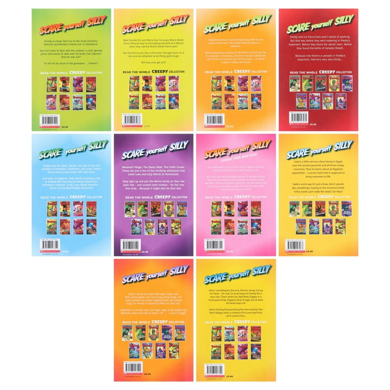 Scholastic, Goosebumps 10 Books Set Collection, Paperback, Classic