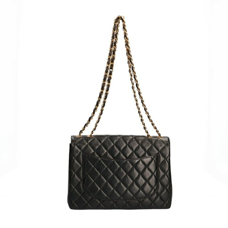 used Pre-owned Chanel Chanel Deka Matrasse CC Coco Mark Shoulder Bag Lambskin Women's (Good), Adult Unisex, Size: (HxWxD): 22cm x 30cm x 8.5cm / 8.66