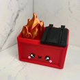 Christmas Hot Sale 3D Printed Dumpster Fire Desk Figurine Flame