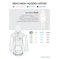 thumbnail image 6 of Hat and Beyond Men's Sport Dry Fit Mesh Color Accent Front Pouch Hooded Sweater, 6 of 6