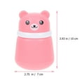 thumbnail image 2 of Cartoon Bear Powder Puff Box Fun Baby Talcum Powder Box Empty Powder Puff Box, 2 of 7