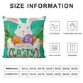 thumbnail image 5 of JEUXUS  Easter Pillow Covers Easter Decorations for Home Bunny Truck Hello Peeps Hip Hop Colorful Pillows Easter Decorative Throw Pillows Spring Easter Farmhouse Decor, 5 of 5