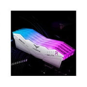Team T-Force Delta RGB 64GB (2 x 32GB) 288-Pin PC RAM DDR5 6400 (PC5 51200) Desktop Memory Model FF4D564G6400HC30CDC01