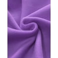 thumbnail image 5 of Jowowha Kids Girls Ballet Dance Leotard Long Sleeve Fleece-Lined Bodysuit Costume Gymnastic Yoga Purple 140, 5 of 7