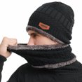 thumbnail image 4 of Gorro y babero de lana coreano de estilo creativo de invierno uno grueso, 4 of 6