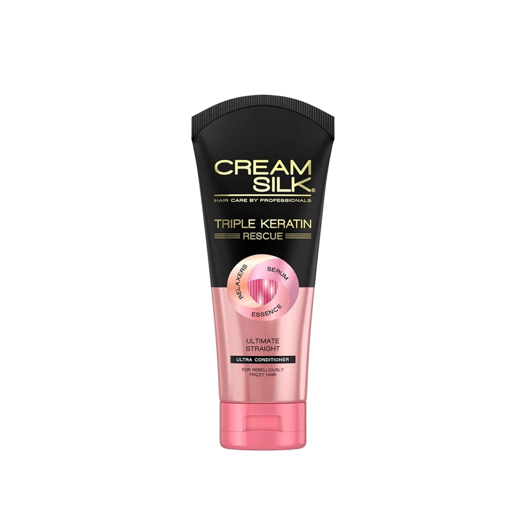 Creamsilk Conditioner Tri Keratin Ultimate Straight 170ml 1 Pack