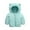 Green, variant on Skpabo Winter Coat for Toddler Baby Boys Girls Cute Bear Ear Hooded Padded Lightweight Puffer Jacket Down Kids Warm Outwear Jackets Dark Blue 12-18 Months