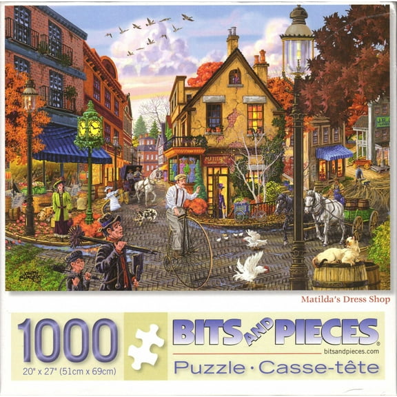 Matilda's Dress Shop 1000 Piece Puzzle