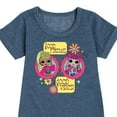 thumbnail image 3 of LOL OMG! Good Friends, Good Vibes Besties - Toddler & Youth Girls Fleece Dress, 3 of 5