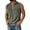 Army Green, variant on Men's Half-Zip Retro Vest Lightweight Breathable Sleeveless Casual Layering Tops for Summer Outdoor Sports Hiking Daily Wear Travel Adventure Blue 2XL