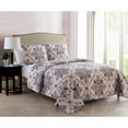 thumbnail image 2 of VCNY Home Wyndham 3-Piece Multicolor Medallion Quilt Set, King, Adult, Unisex, 2 of 2