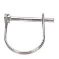 thumbnail image 1 of 1PC Stainless Steel 316 PTO Pin Round Arch Wire Shaft Locking Lock Pin Safety Coupler Pin Retainer Farm Trailers Wagons Lawn Garden, 1 of 7