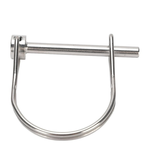 Stainless Steel Hooks Tow Hitch Pin Trailer Coupler Pin Lock Pin for Trailer Hitch Trailer Hitch Locking Pin Receiver Hitch Pin Hitch Pin Lock Hitch Pin Clip Silver