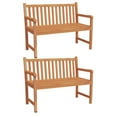 thumbnail image 2 of vidaXL 3 Piece Garden Dining Set Solid Wood Teak, 2 of 5