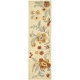 thumbnail image 5 of SAFAVIEH Blossom Emely Floral Flowers Wool Area Rug, Beige/Multi, 4' x 6', 5 of 10