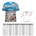thumbnail image 2 of Beach Seashell Starfish T Shirts Basic T-Shirt Short Sleeve Ladies Tee Shirt Summer Graphic Clothing, 2 of 6