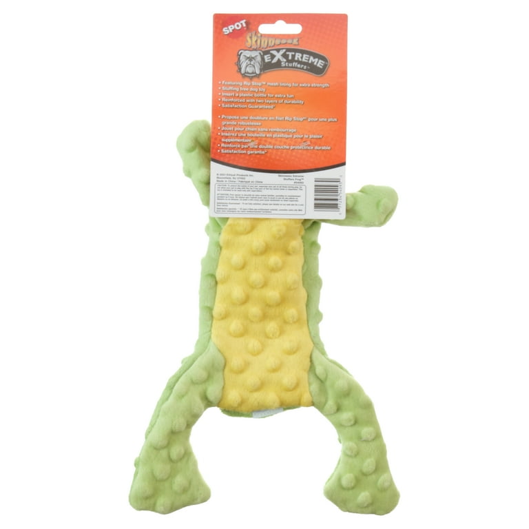 SPOT Skinneeez Extreme Stuffer Frog Dog Toy, 14