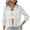 White, variant on NaWent Sale 3/4 Length Sleeve Womens Tops Cardigan Open Front Eyelet Embroidery Lightweight Cardigan Summer Casual Women's Clothing White M