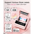 thumbnail image 4 of Impresora de etiquetas Phomemo M260 Pink Bluetooth 2025 Upgrade, 4 of 7