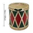 thumbnail image 3 of JHRGJIO Stacked Drums Christmas Decoration, Christmas Decorations Indoor Outdoor, Red Green Gold Drum Ornament for Christmas Tree Table Mantel Fireplace Home Party Winter Decor, 3 of 5