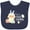 Navy Blue, variant on Inktastic My 1st Easter with Cute Lamb and Easter Eggs Boys or Girls Baby Bib