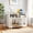 Off White, variant on Yardi Yarda Hidden Cat Washroom with Double Doors and Scratch Cardboard, Cat House, Cat Condos for Indoor Cats, Pet Furniture-Oak