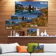 thumbnail image 3 of Impression sur Toile Paysage Extra Large Bord de Lac Montagne Courbée, 3 of 4
