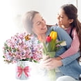 thumbnail image 5 of 2026 New Flower Bouquet Pop Up Card, Ngxiha Birthday Cards with Music & Lights for Women and Mothers Day Card, Flower Bouquet and Butterfly Gift for Wife Mom Grandma, with Envelope, 5 of 9