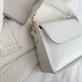 thumbnail image 1 of Bolsa de hombro de cuero de Color sólido Retro para mujer de mano con solapa cuadrada Sywqhk Para Estrenar, 1 of 9