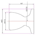 thumbnail image 4 of Polished Brass Dummy Door Knob, Closet and French Door, Left or Right Hand, 4 of 12