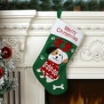 thumbnail image 3 of FFENYAN Christmas Decoration Christmas Stockings Snow Catty Doggy With Stocking Decor Gift Bag Home Decor Green, 3 of 3