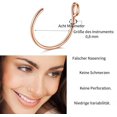 thumbnail image 2 of Fake Nasenpiercing Gefälscht Magnetische Fake Septum Faux Nasenring, 2 of 7