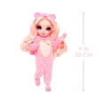 thumbnail image 3 of Rainbow High Jr High PJ Party Bella, Pink 9” Posable Doll, Ages 4-12, 3 of 9