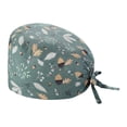thumbnail image 1 of Unisex Scrub Hat Breathable Printed Doctor Cap For And Hospitality Use Category Product Title, 1 of 2