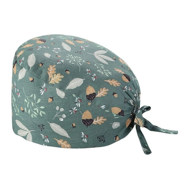 Unisex Scrub Hat Breathable Printed Doctor Cap For And Hospitality Use Category Product Title
