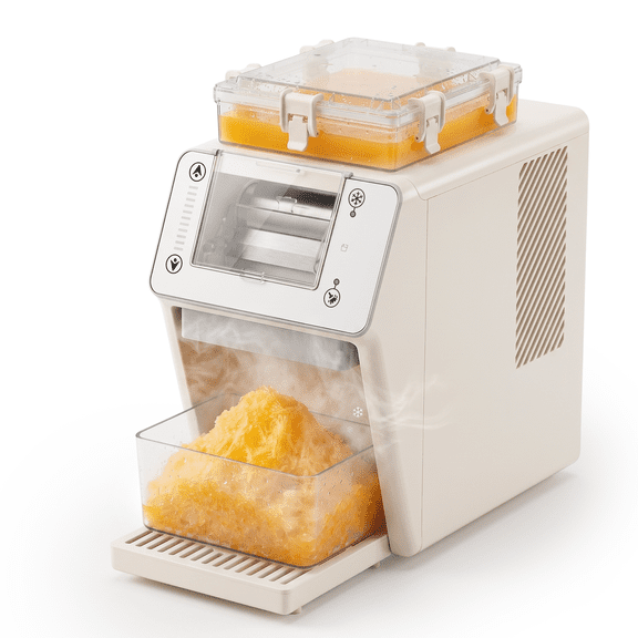 Winfire Commercial-Grade Tabletop Shaved Ice Machine, Electric Snow Cone Maker with 26oz Large Tank & Adjustable Speeds for Home, Parties & Snack Shops